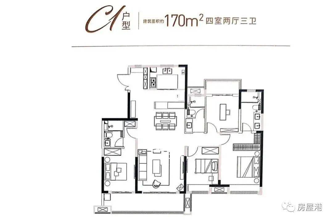 北辰三角洲户型图140_北辰三角洲房型_北辰三角洲户型
