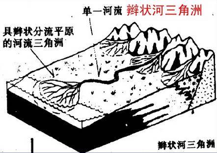 辫状河三角洲平原_平原和三角洲的区别_河流三角洲平原