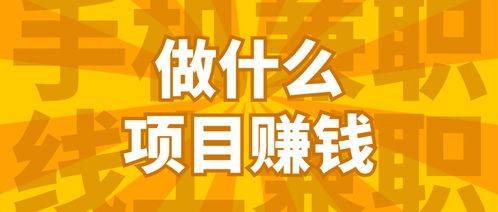 现在做什么项目好赚钱呢,现在做什么项目比较挣钱