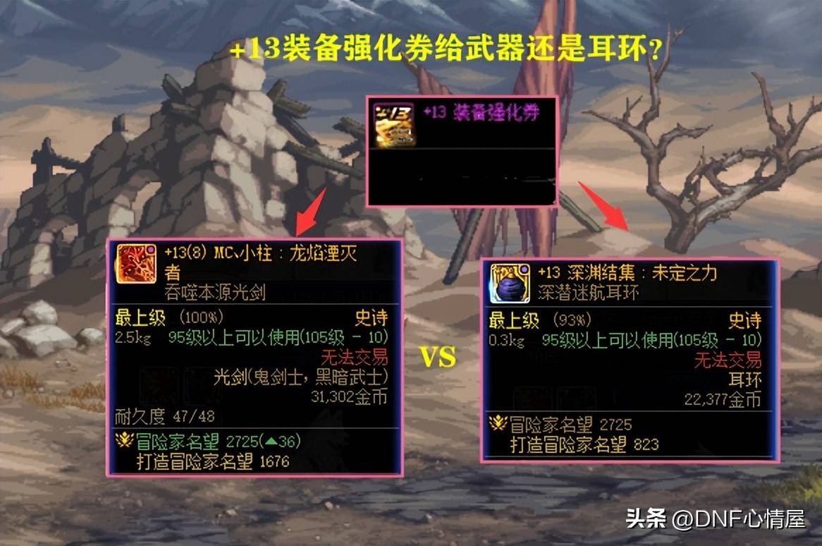 dnf圣物套有必要强化吗_强化13武器提升率_DNF15周年庆四重奖励